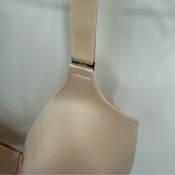Soma Vanishing Back Full Coverage Bra beige Size 38D Underwire Back Closure - Picture 4 of 6